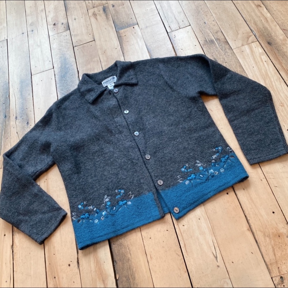 Pendleton Wool Cardigan - image 2